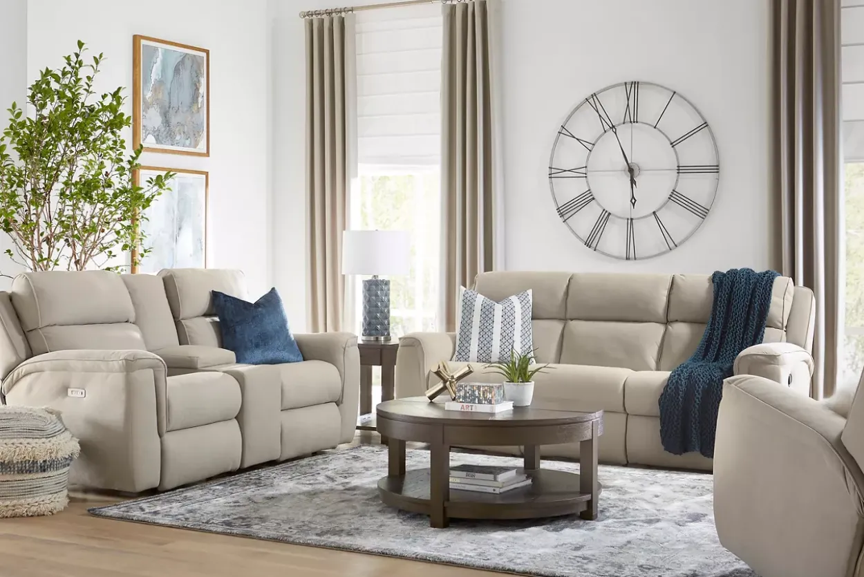 Aaron Loveseat with Console