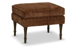 Adelaide Wooden Accent Ottoman