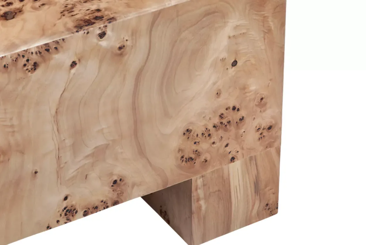Anissa Burl Wood Coffee Table
