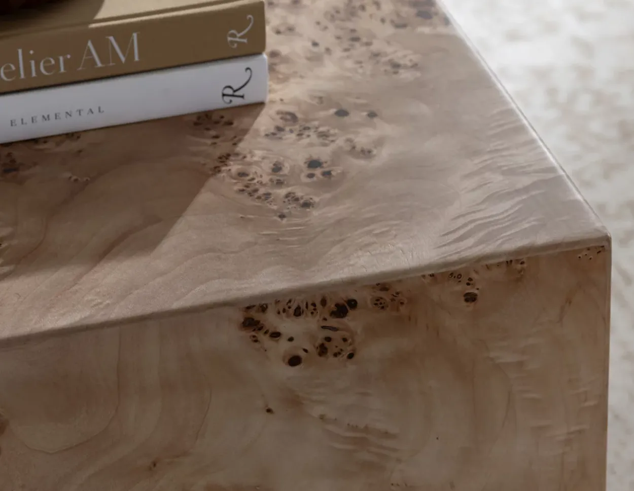 Anissa Burl Wood End Table