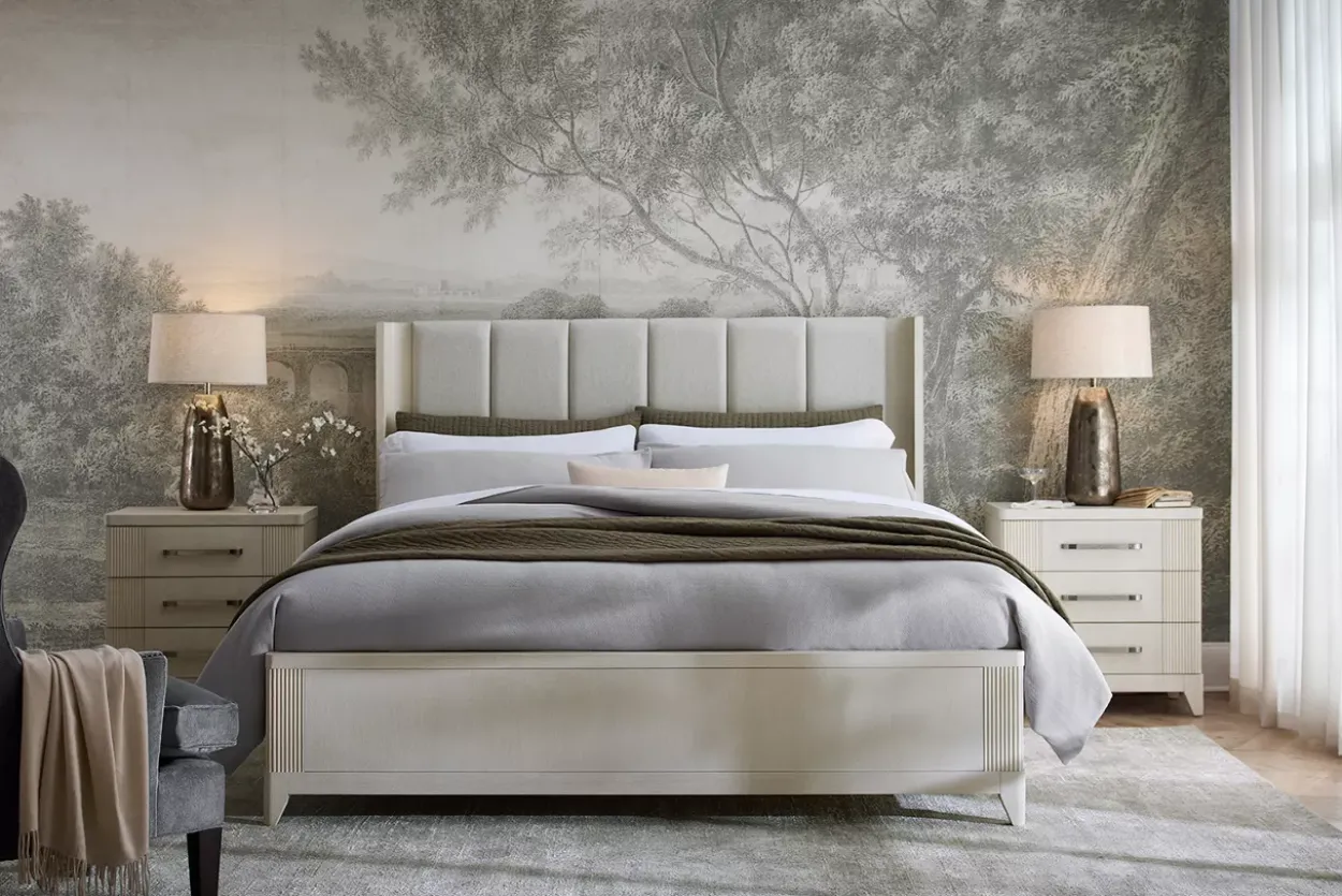 Cascade Upholstered Bed