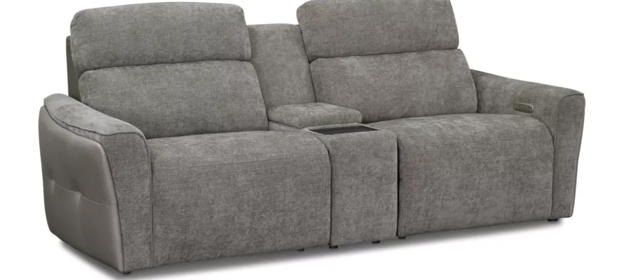 Century Power Loveseat with Audio Console