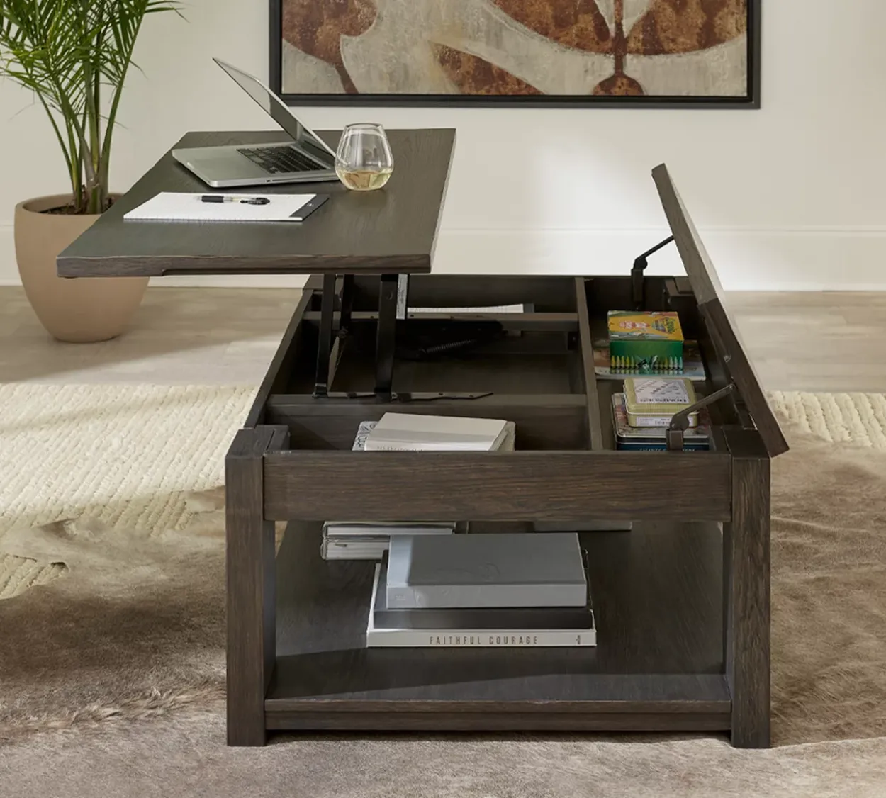 Clayton Lift Top Coffee Table