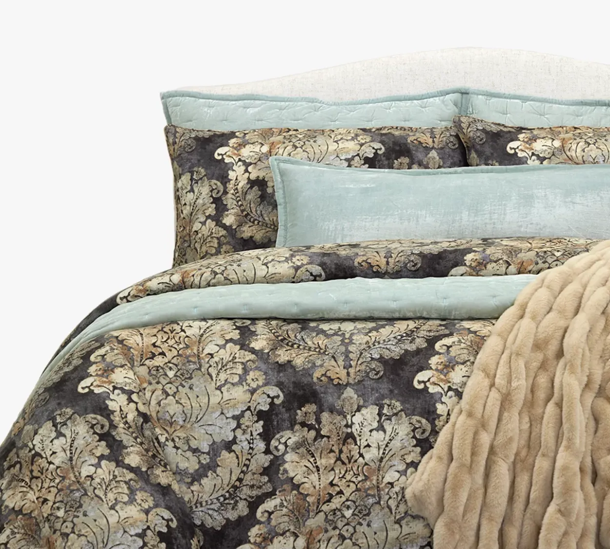 Damask Duvet/Coverlet