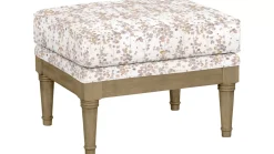 Elise Wooden Accent Ottoman