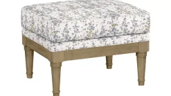 Elise Wooden Accent Ottoman