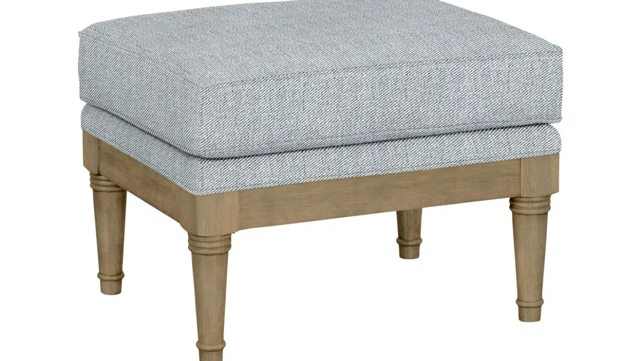 Elise Wooden Accent Ottoman