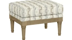 Elise Wooden Accent Ottoman