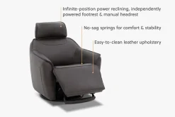 Elton Power Swivel Recliner
