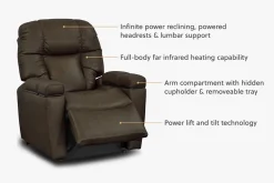 Ethan Power Lift Recliner with Infrared Heat