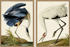 Grand Blue Heron Framed Art