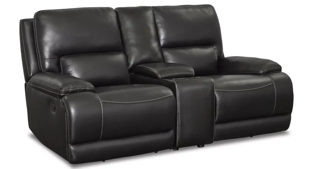 Haven Manual Reclining Loveseat with Console