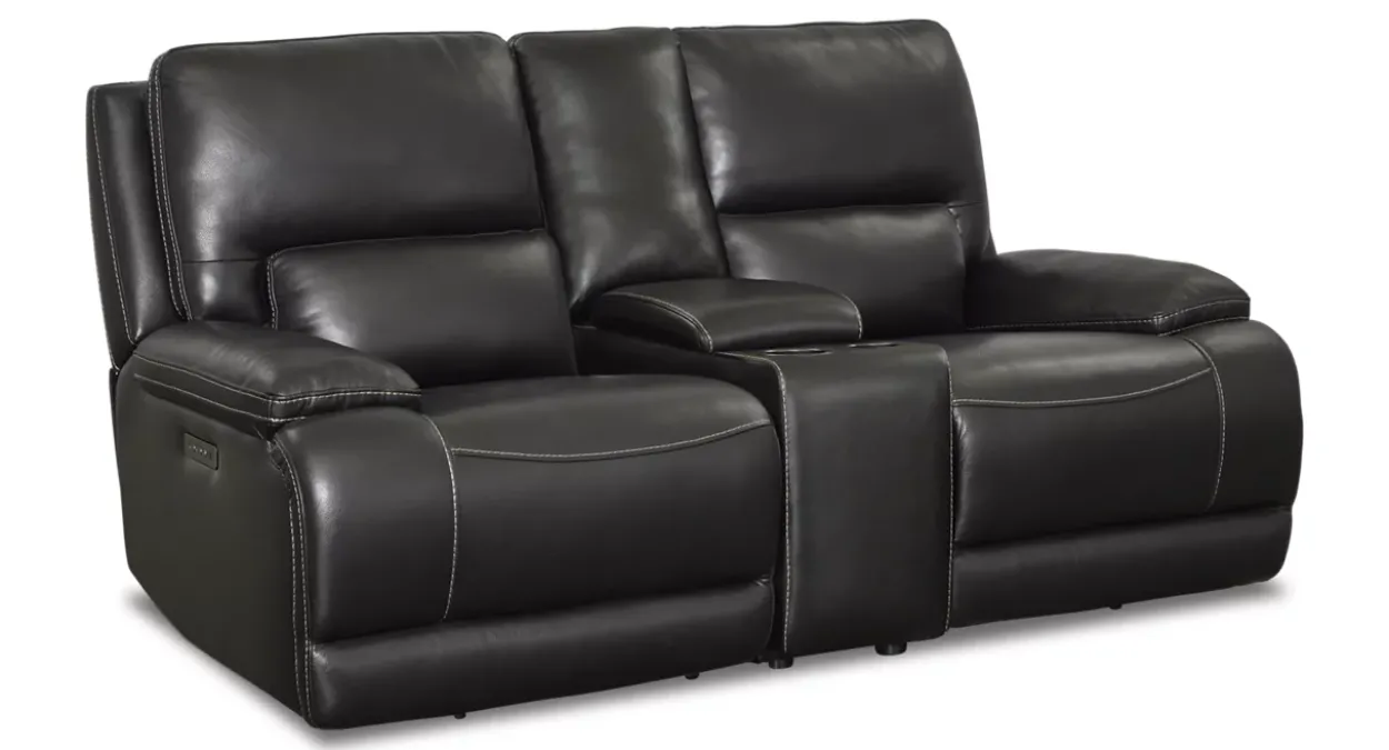 Haven Power Reclining Loveseat with Console