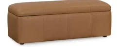 Kelly Leather Storage Bench