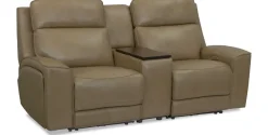 Micah Power Loveseat with Console