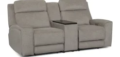 Micah Power Loveseat with Console