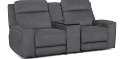 Micah Power Loveseat with Console