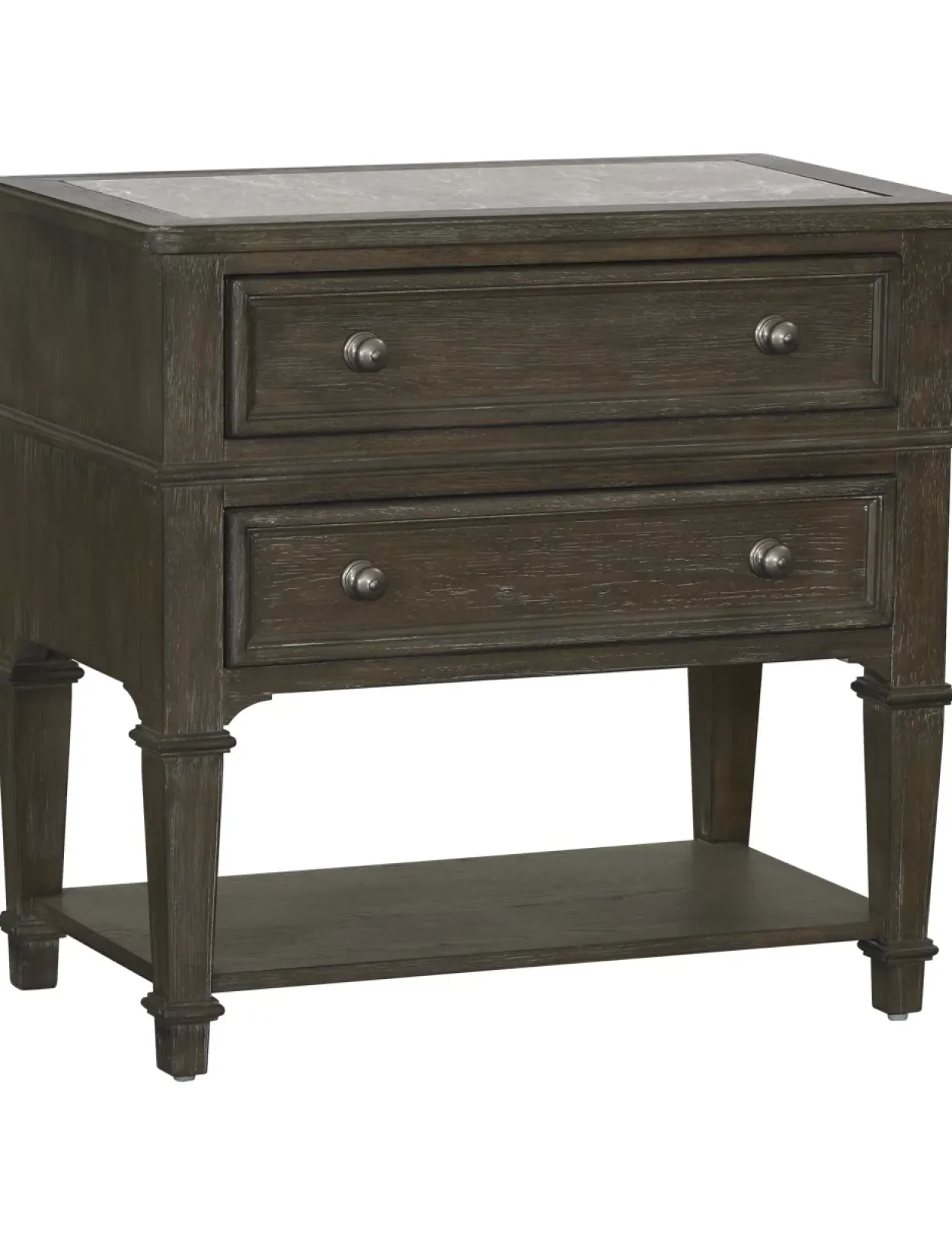 Miller Park Marble Top Nightstand