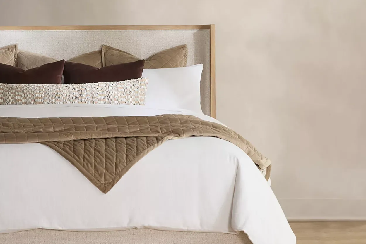 Quilted Velvet Coverlet Ensemble