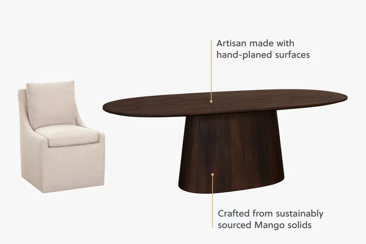 Rhodes Oval Dining Table