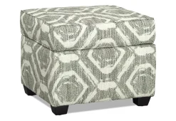Sandy Accent Ottoman
