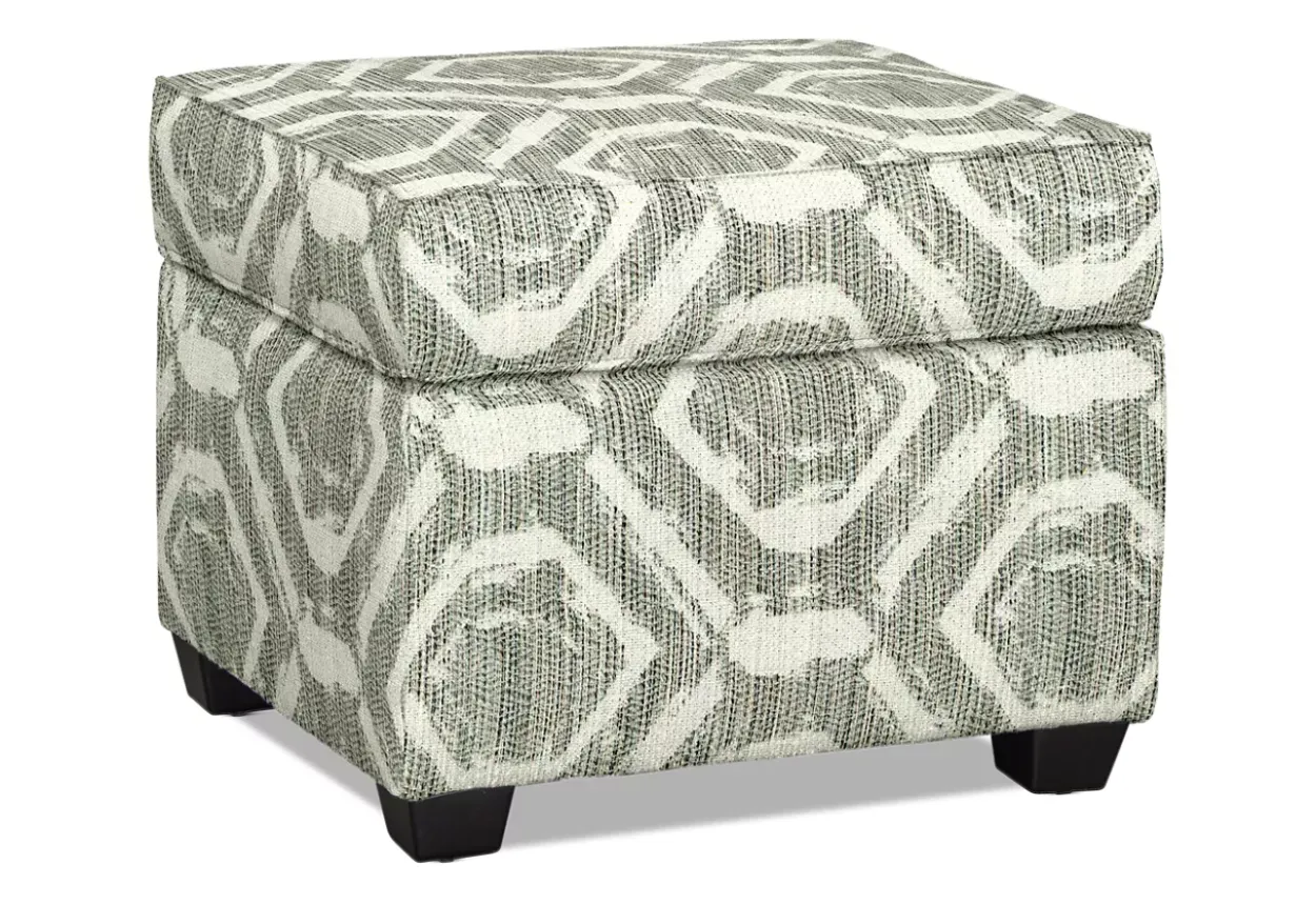 Sandy Accent Ottoman