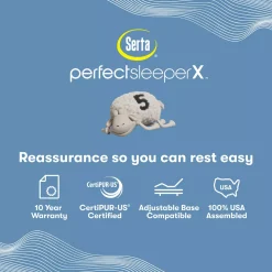 Serta® Perfect Sleeper X™ Quilted Lexton Medium Pillow Top Mattress