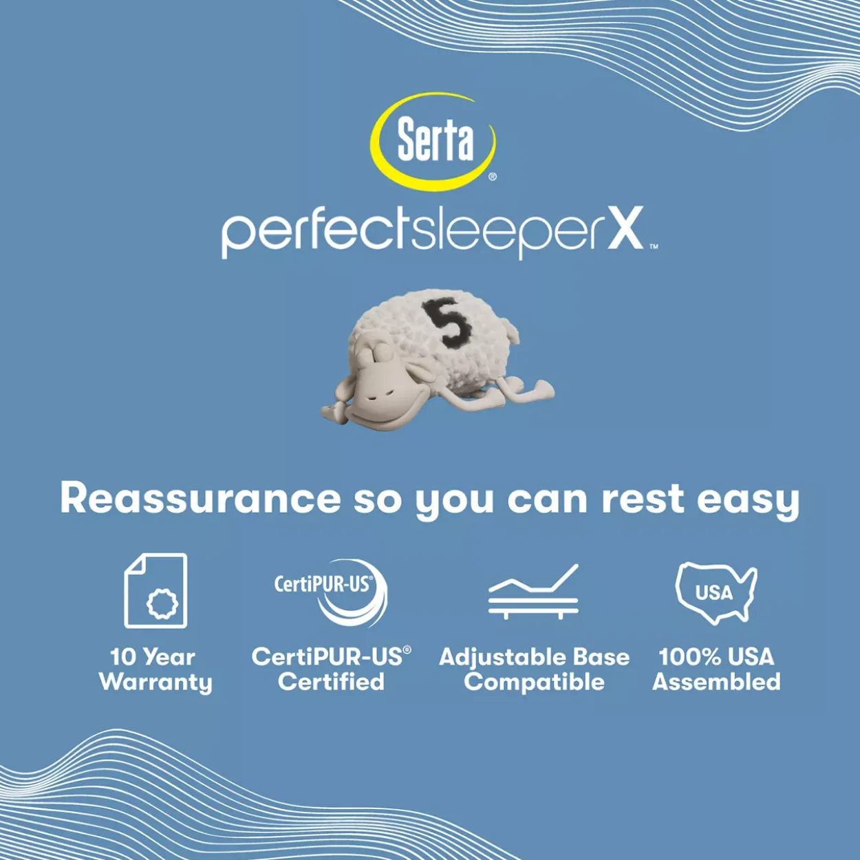 Serta® Perfect Sleeper X™ Hybrid Kendall Medium Tight Top Mattress