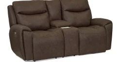 Winston Power Loveseat with Console