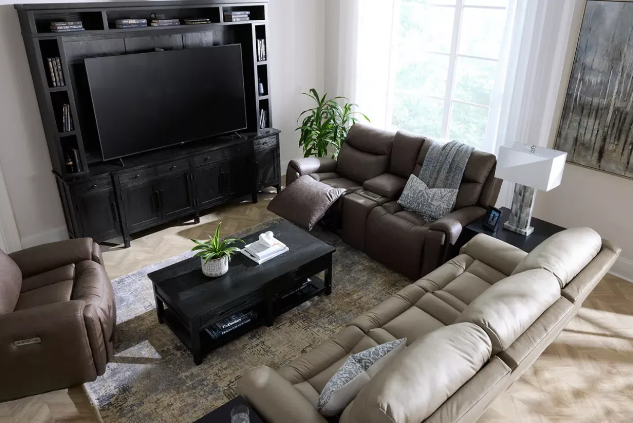 Winston Power Loveseat with Console