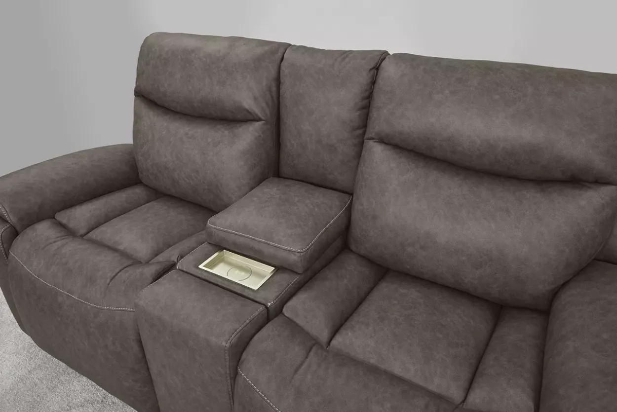Winston Power Loveseat with Console
